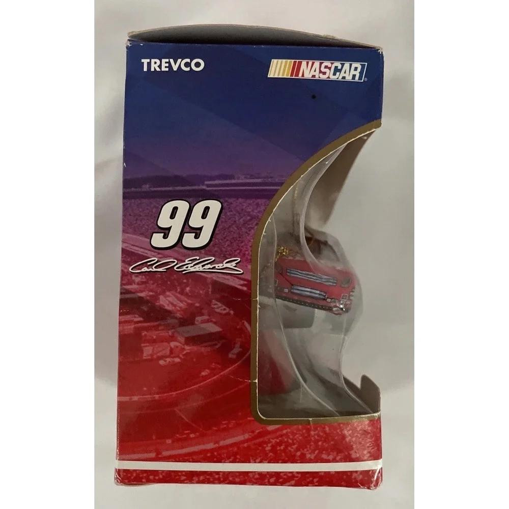 Vtg NEW NASCAR Collectible X-Mas Ornament 99 Carl Edwards Office Depot Trevco